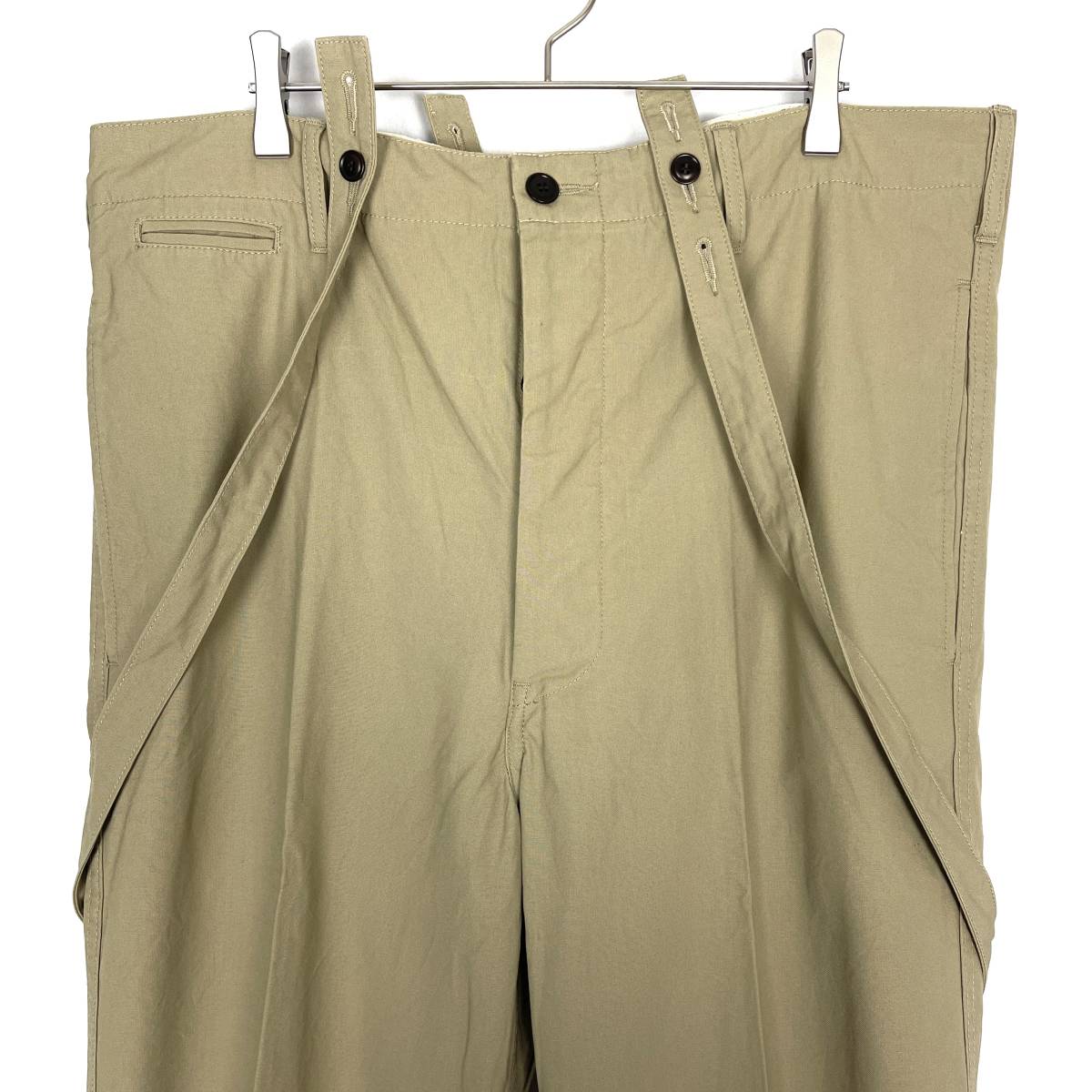 【30％OFF】VISVIM(ビズビム) CAMUS BRACES PANTS 19SS (beige) 1