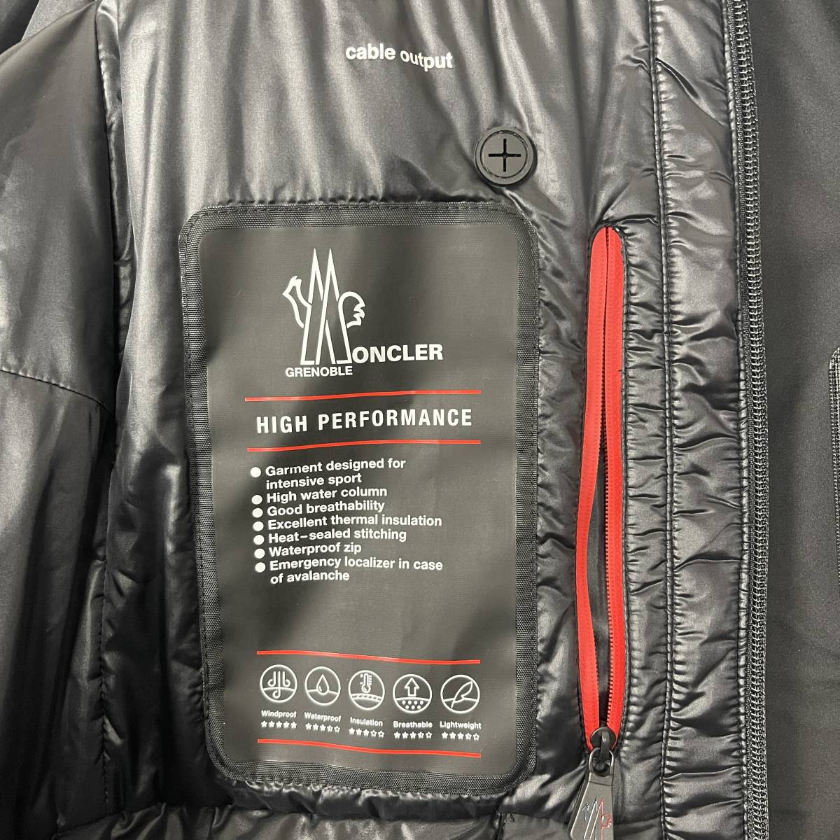 MONCLER GRENOBLE(モンクレール グルノーブル) LINTH GIUBBOTTO (black