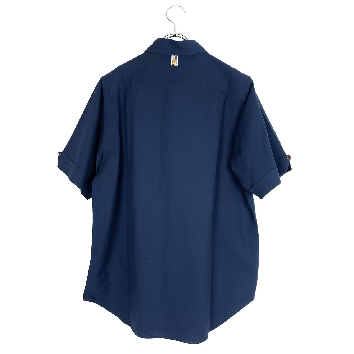 VISVIM(ビズビム) ELLAS SHIRT S/S WASHI YARN 17SS（navy)_画像3