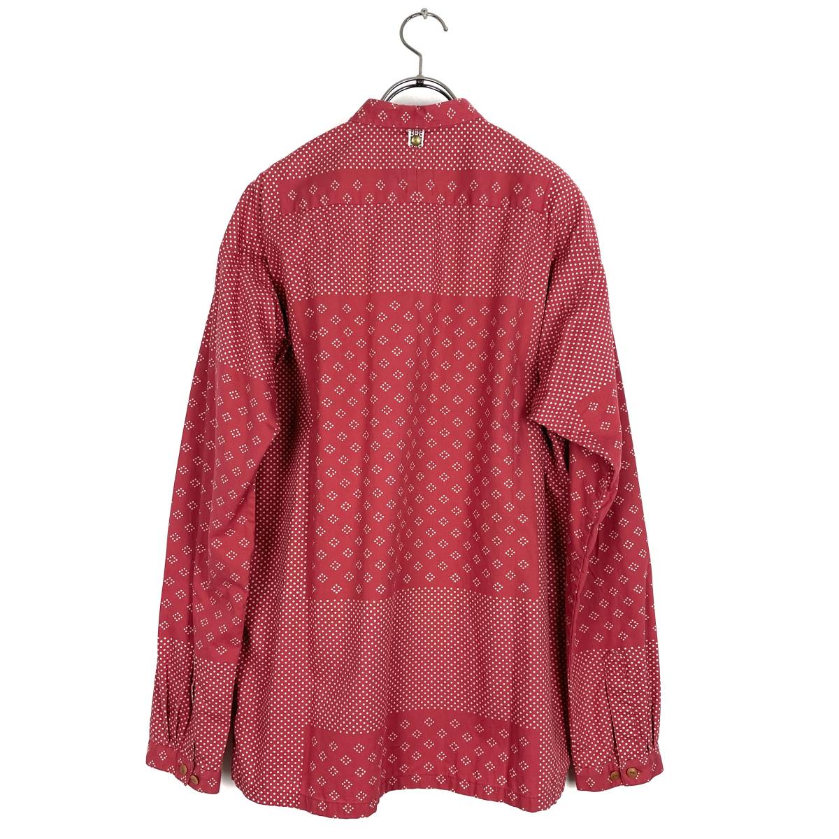 【20%OFF】VISVIM(ビズビム) KERCHIEF DOTS TUNIC SHIRT 14SS (red) 1_画像4