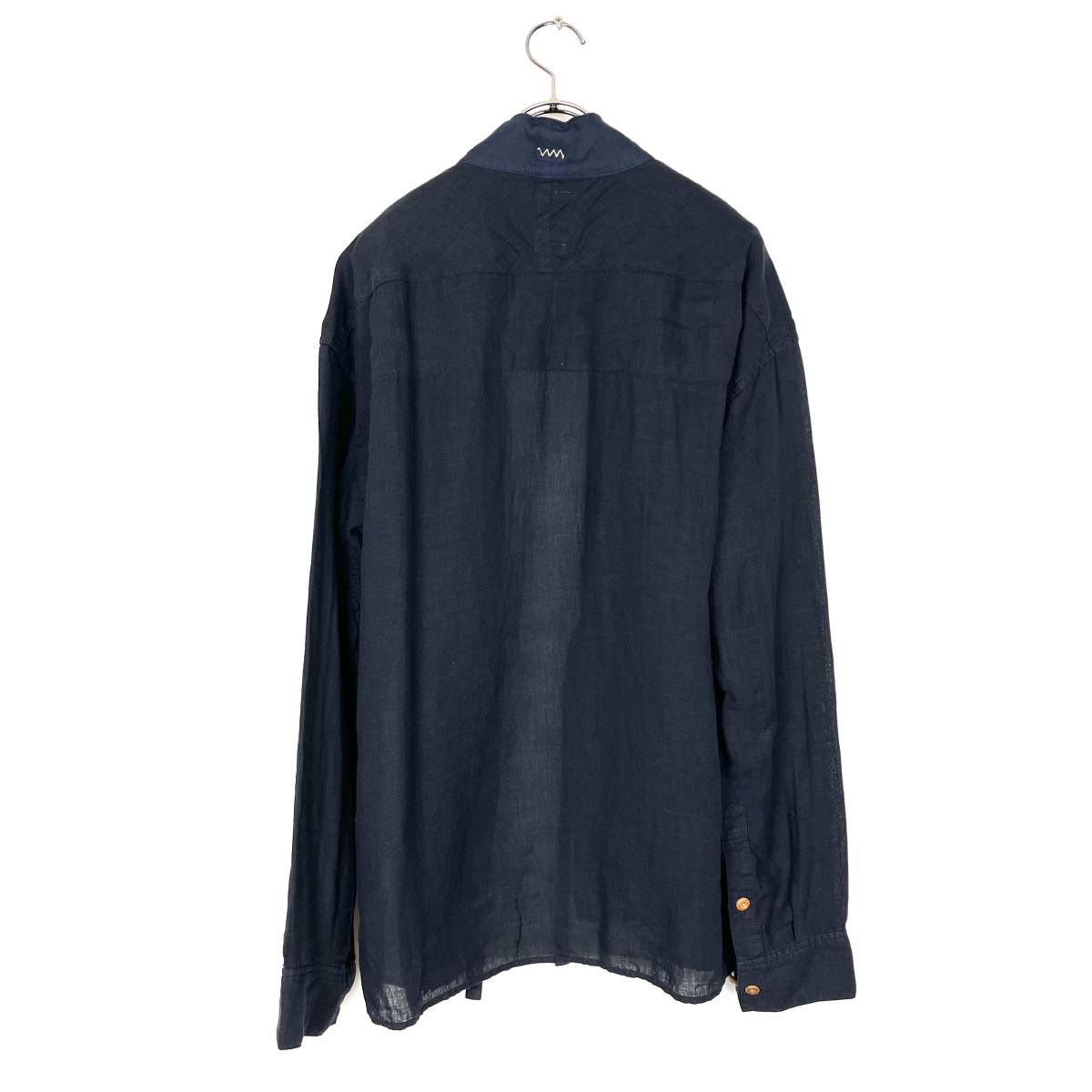 【30％OFF】VISVIM(ビズビム) LHAMO SHIRT (LINEN) 18SS (black)_画像3