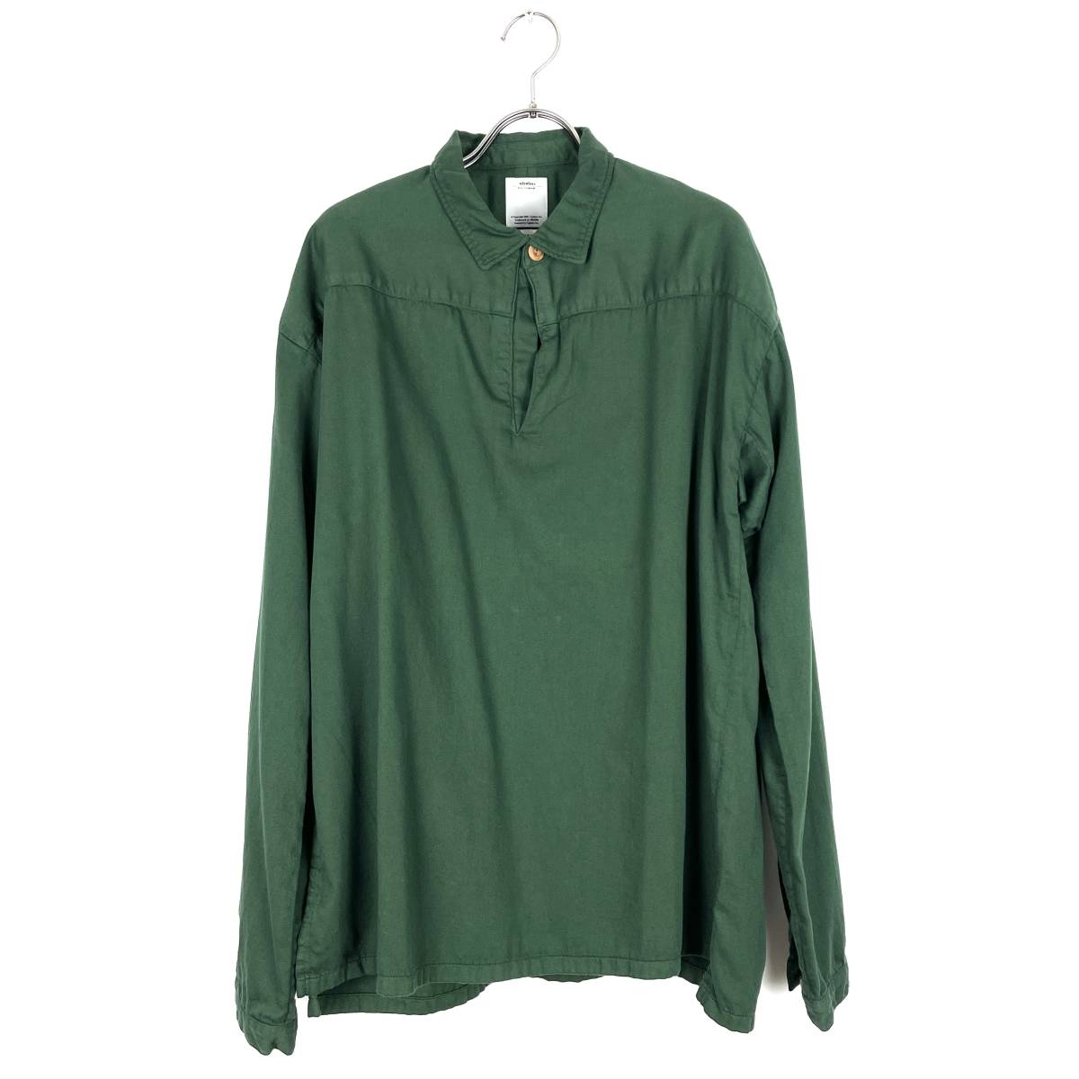 VISVIM(ビズビム) KERCHIEF TUNIC SHIRT 2016 (d-green)