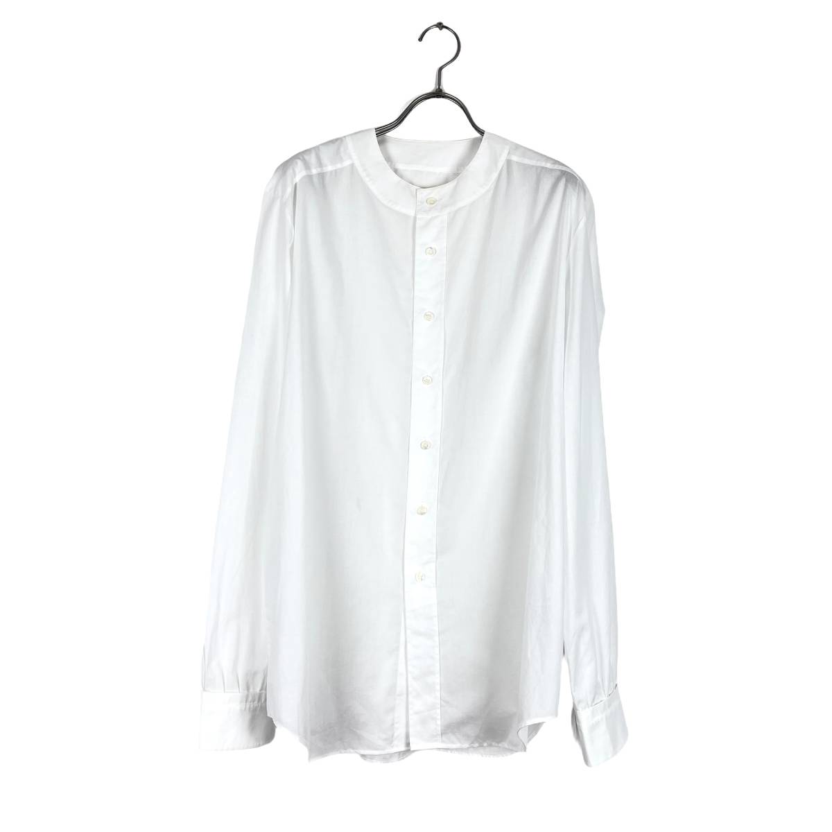 Maison Margiela(メゾン マルジェラ) collarless shirts 16AW (white）_画像1