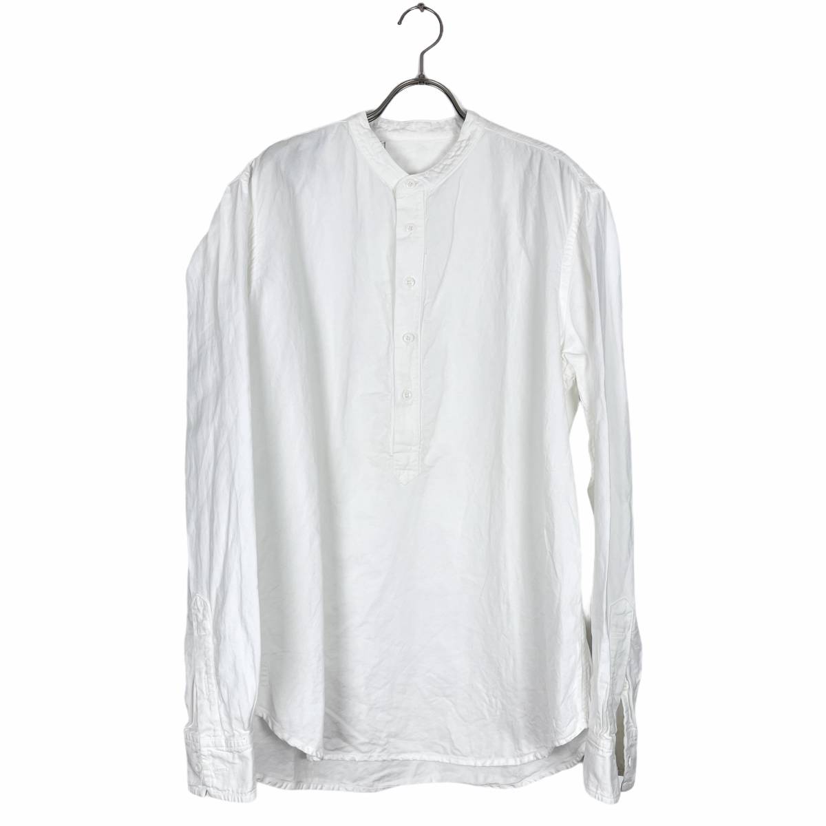 1.61(ワンポイントシックスティーワン) pull over shirts (white)