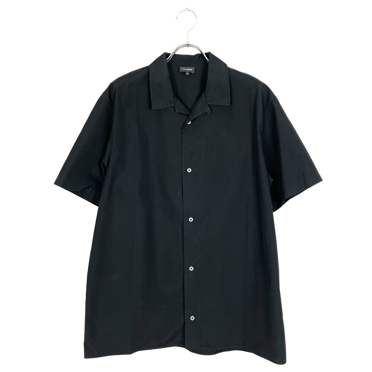 定期入れの JIL SANDER（ジルサンダー）Open (black) shirt collar