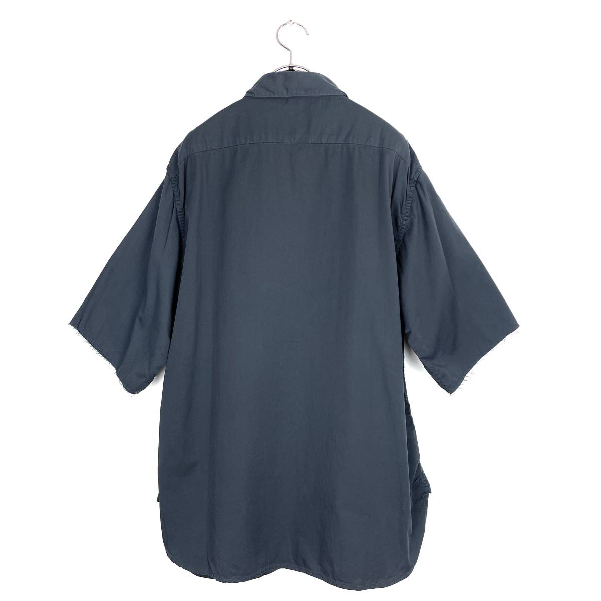 1.61(ワンポイントシックスティーワン) cotton short sleeve shirts (navy)