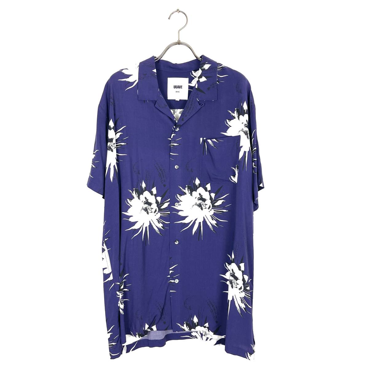 RHC×UUAVE(ウェーブ) aloha shirt（purple）