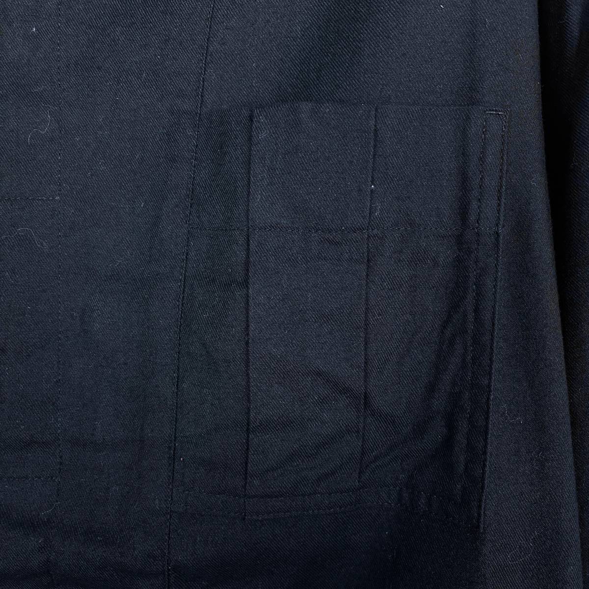 HAIDER ACKERMANN(ハイダーアッカーマン) fly front L/S shirt (black