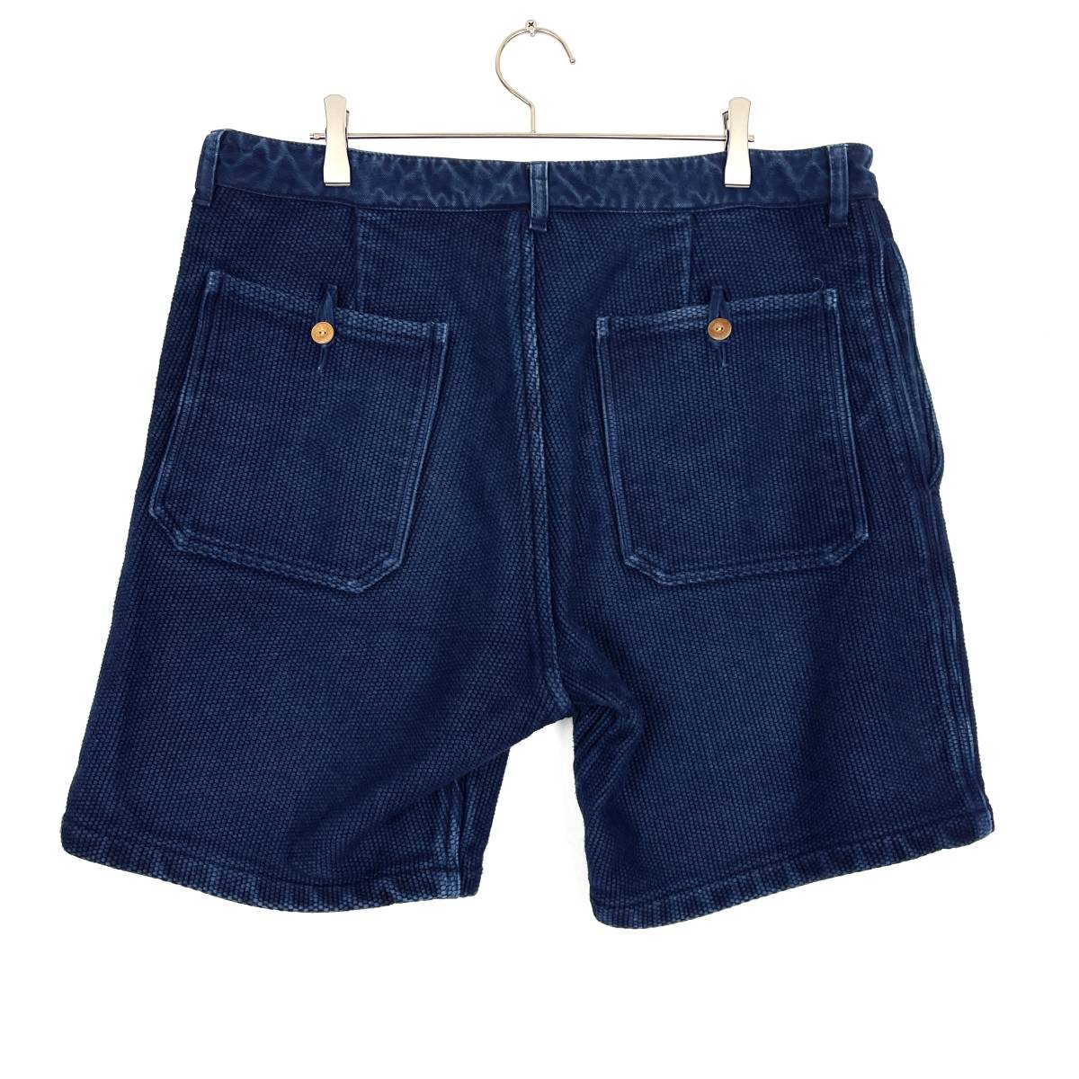 VISVIM(ビズビム) PASTORAL SHORTS (LUXSIC KENDOGI) 17SS (0117105008016) (indigo)