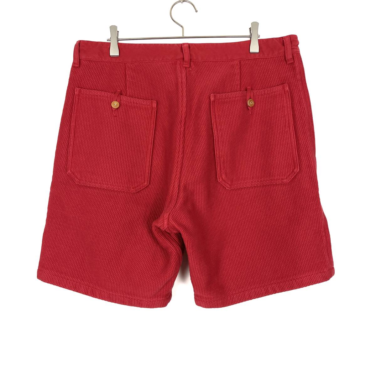 【30％OFF】VISVIM(ビズビム) PASTORAL SHORTS (LUXSIC KENDOGI) 17SS (0117105008016) (red)