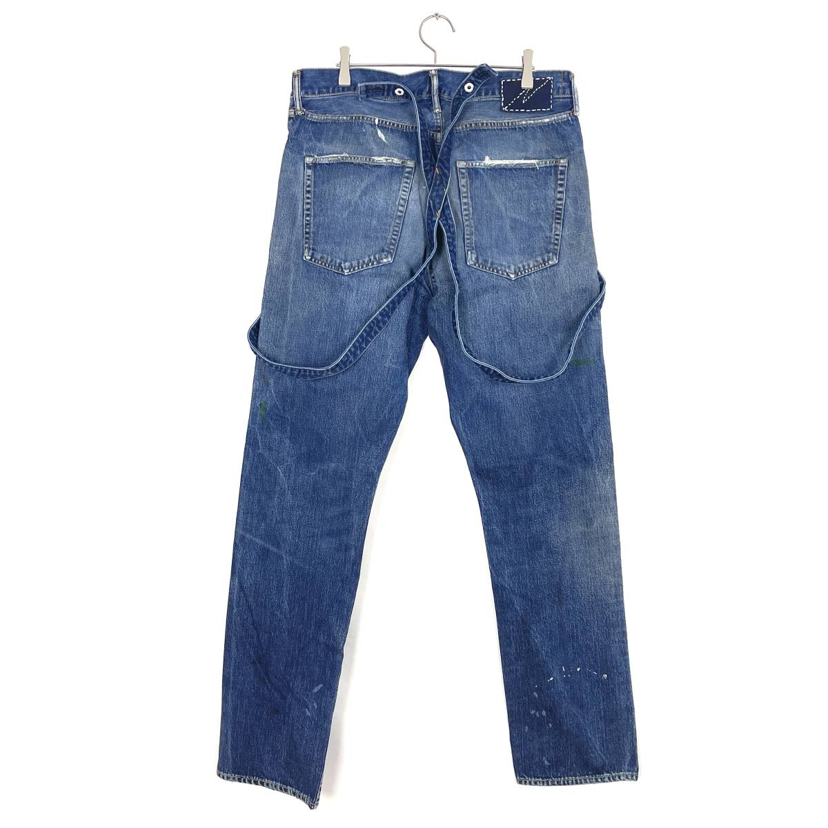 【30％OFF】VISVIM(ビズビム) SS TRAVAILLER BRACES DRY DENIM-7 19AW (0119205005033)