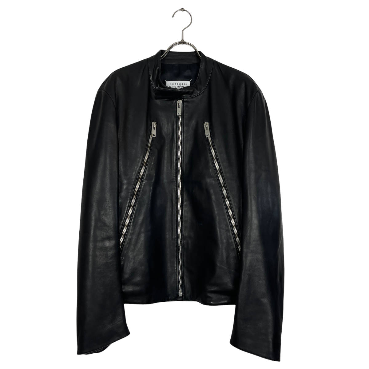 Maison Margiela(メゾン マルジェラ) 八の字 leather jacket (black)_画像1