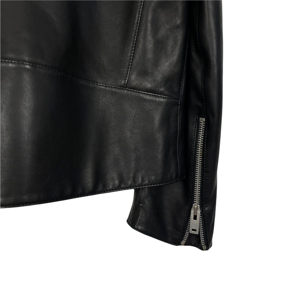 Maison Margiela(メゾン マルジェラ) 八の字 leather jacket (black)_画像5