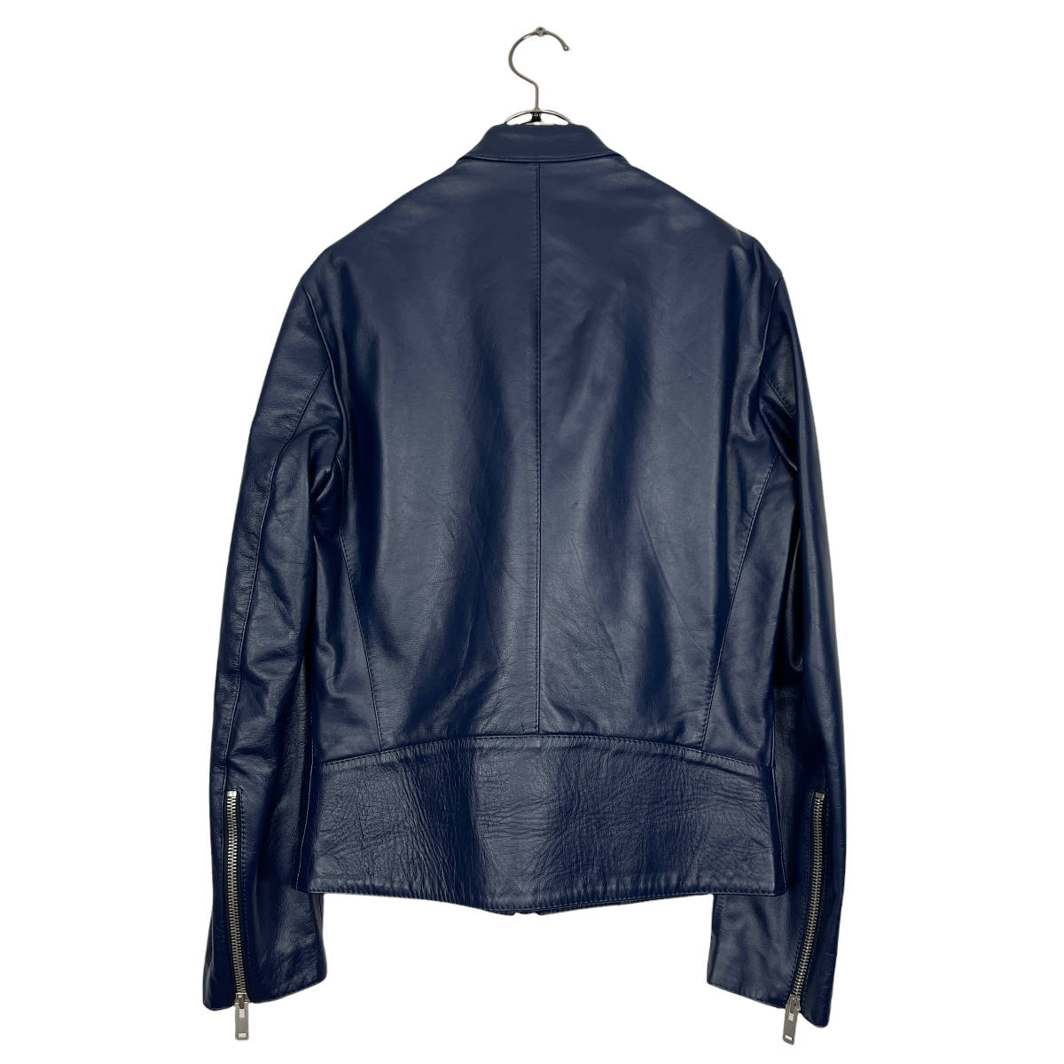 Maison Margiela(メゾン マルジェラ) 八の字 leather jacket 2016 (navy)