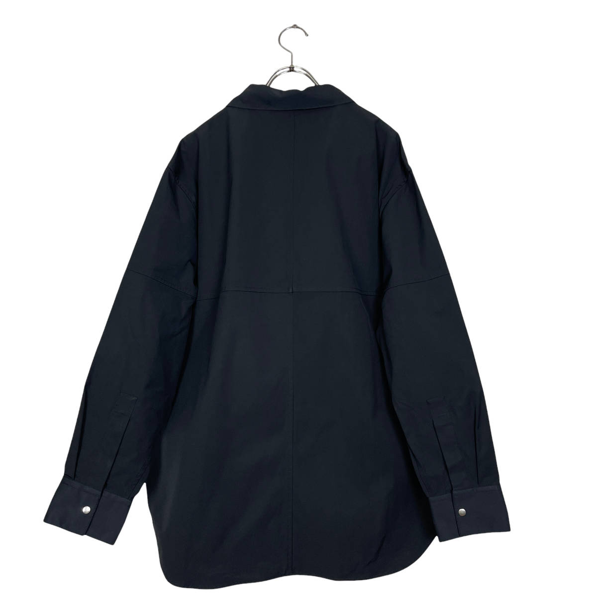JIL SANDER(ジルサンダー) big silhouette shirts jacket (black)_画像4