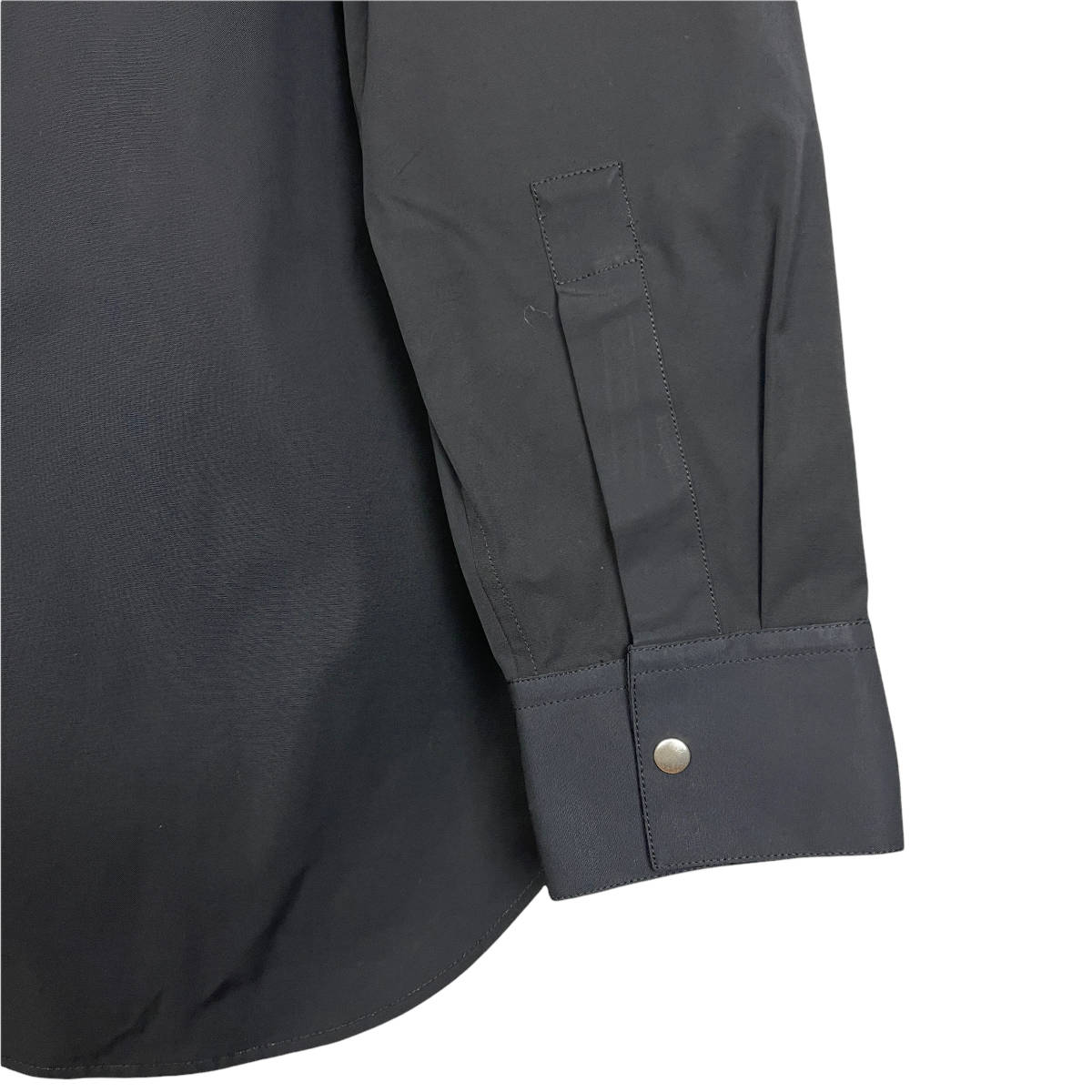 JIL SANDER(ジルサンダー) big silhouette shirts jacket (black)_画像6