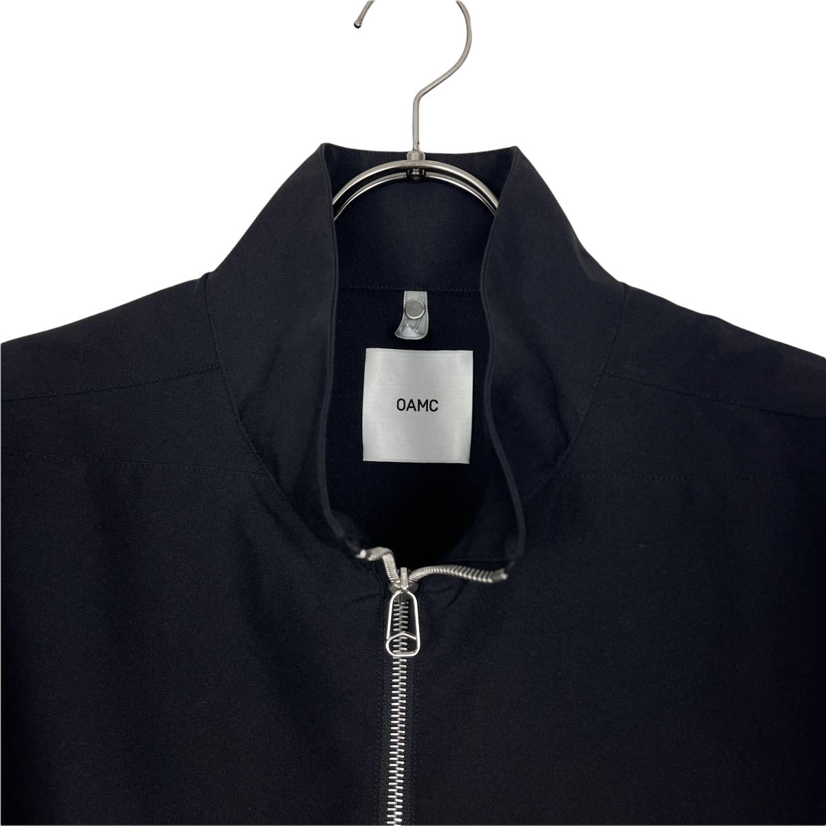 OAMC(オーエーエムシー) SYSTEM FULL ZIP SHIRT WOVEN (black)