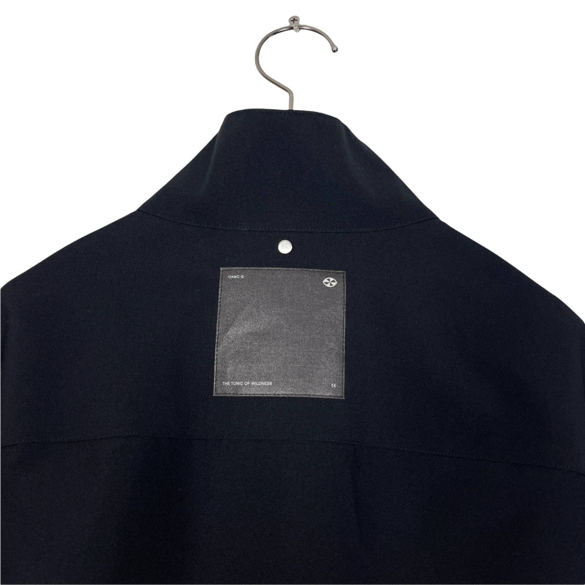 OAMC(オーエーエムシー) SYSTEM FULL ZIP SHIRT WOVEN (black)