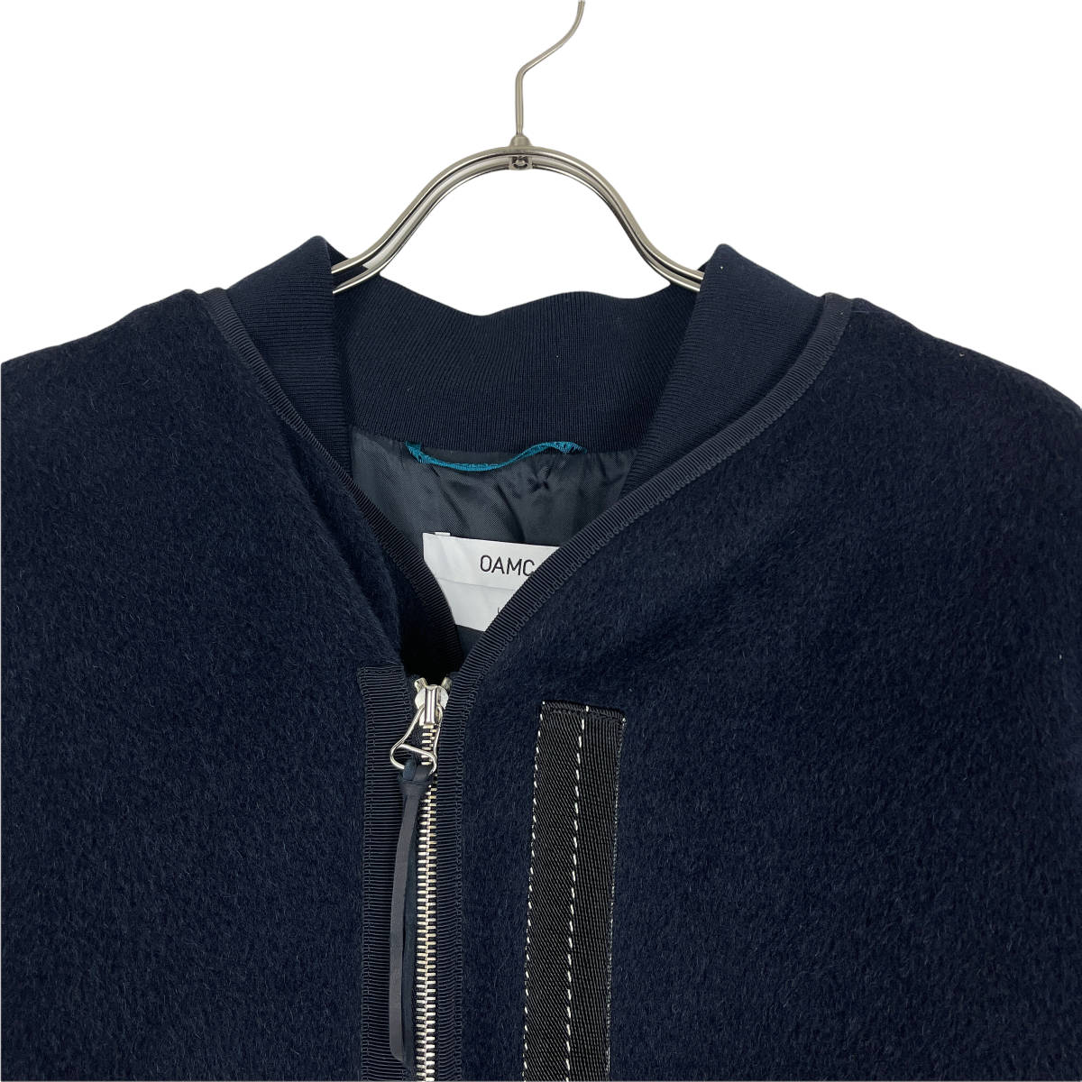 OAMC(オーエーエムシー) SHAGGY ZIP BLOUSON (navy) | globalnetworks.fr