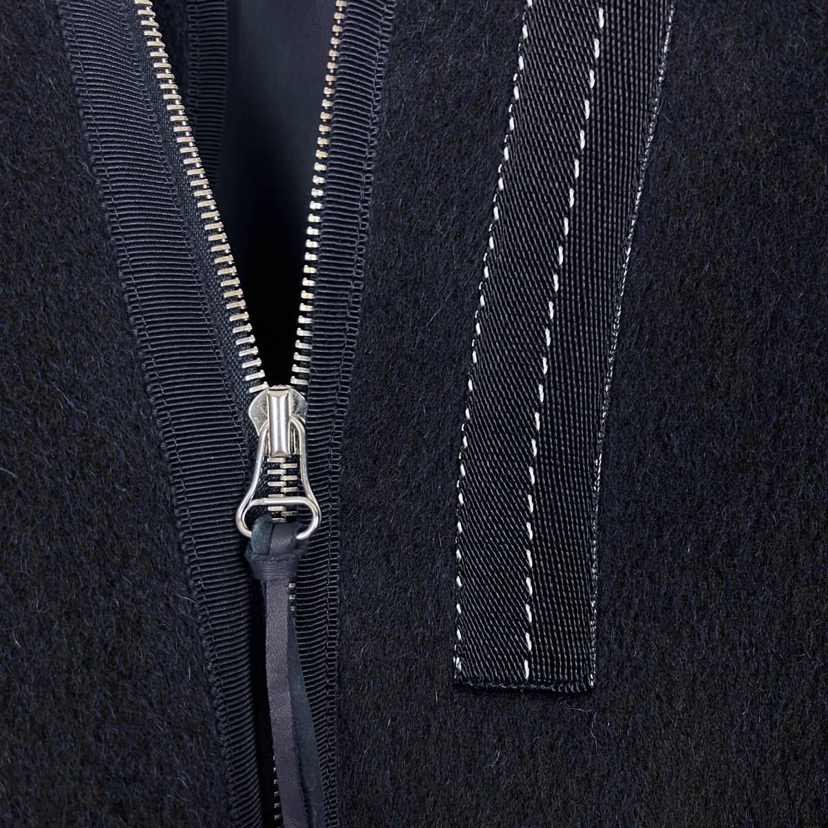 OAMC(オーエーエムシー) SHAGGY ZIP BLOUSON (navy) | globalnetworks.fr