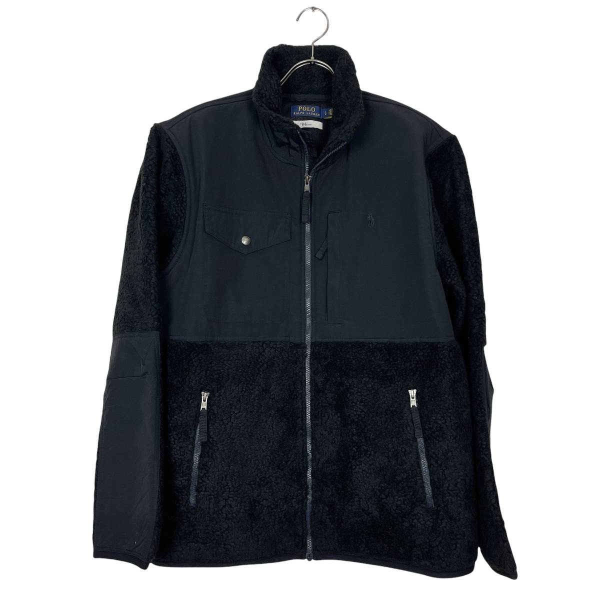 POLP RALPH LAUREN × Ron Herman (ラルフローレン×ロンハーマン) HYBRID FLEECE JACKET (black)