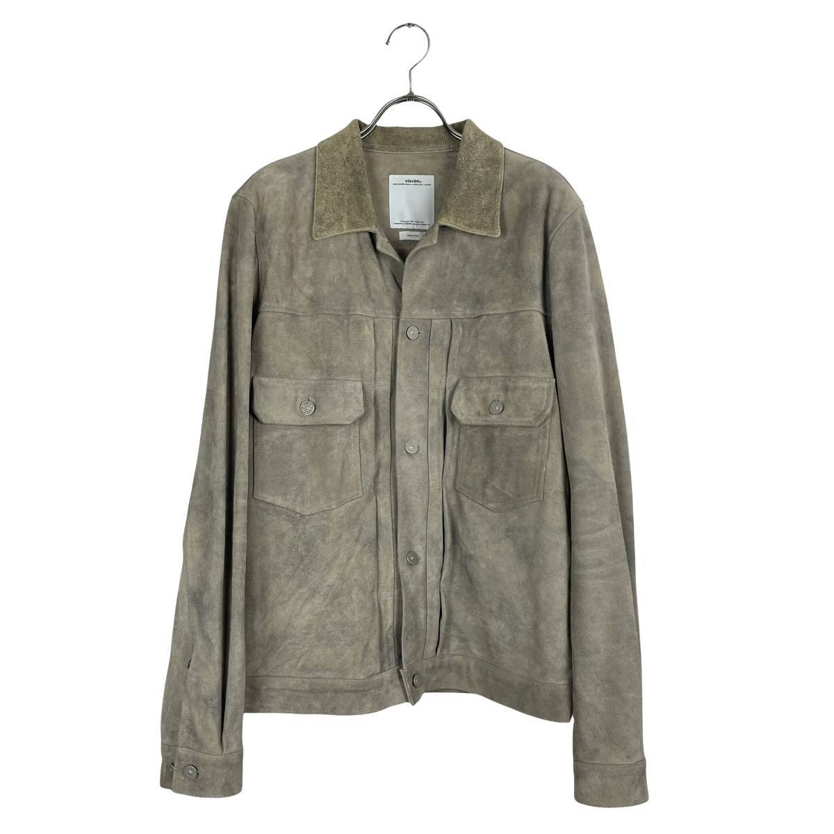 VISVIM(ビズビム) 101 JKT IT 2 COW SUEDE 15SS (beige)