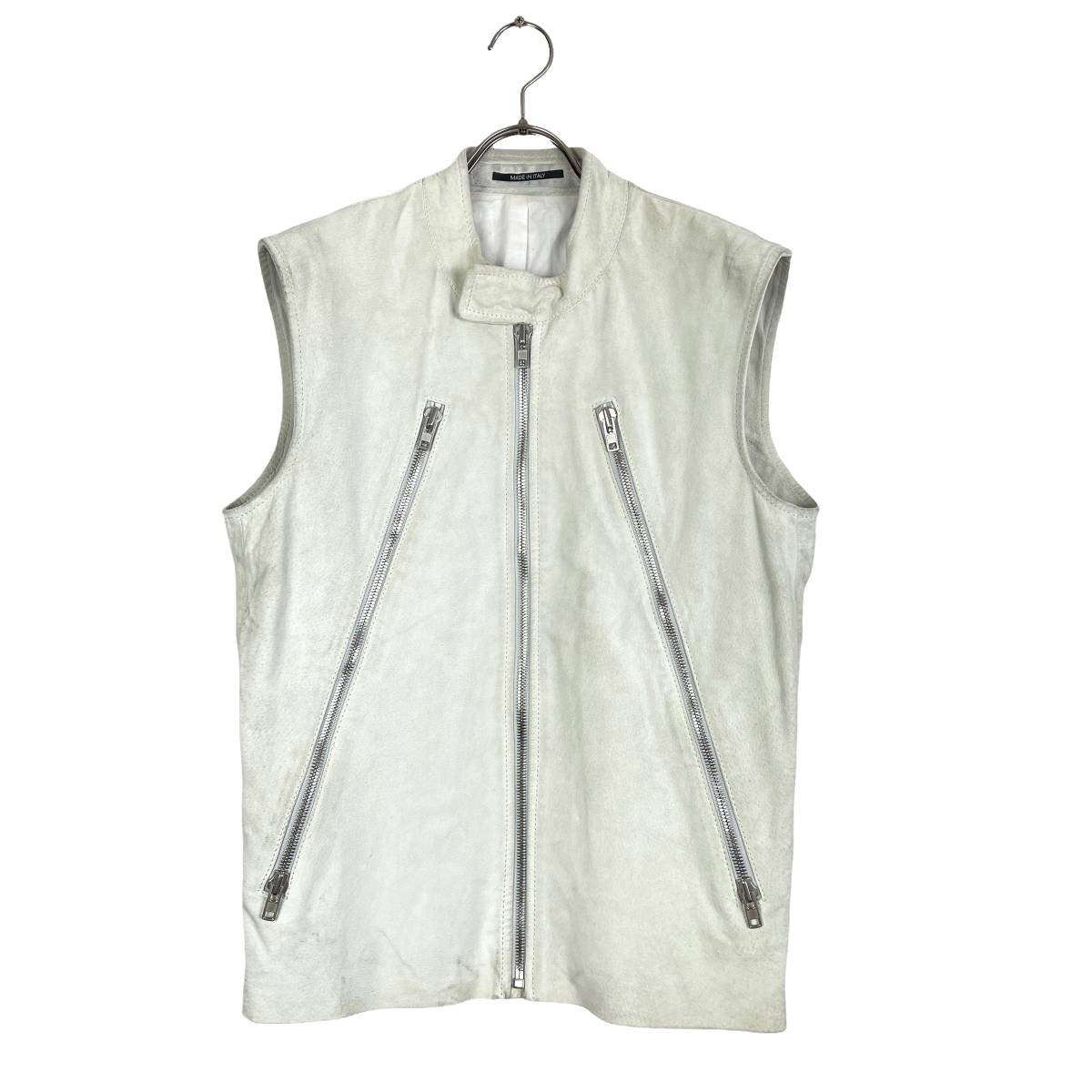 Maison Margiela(メゾン マルジェラ) pig leather vest (white)_画像1