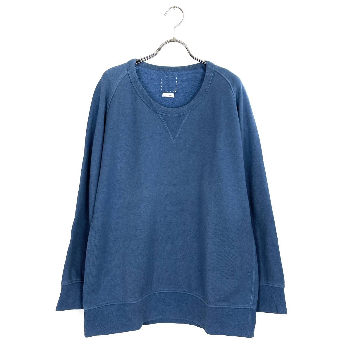 VISVIM(ビズビム) JUMBO CREW SWEAT L/S N.D 17SS (blue)