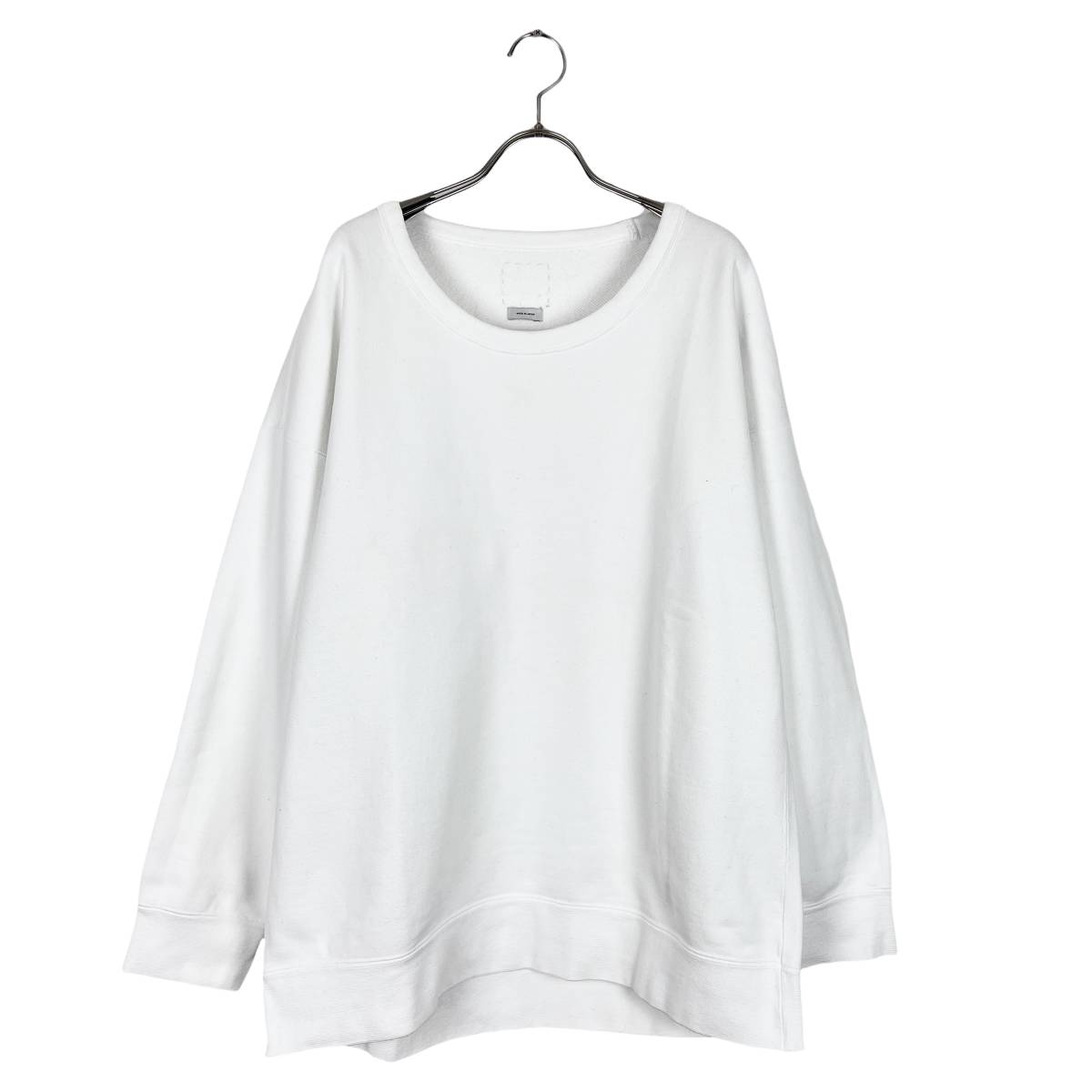 VISVIM(ビズビム) JUMBO CREW SWEAT L/S 17SS (white)