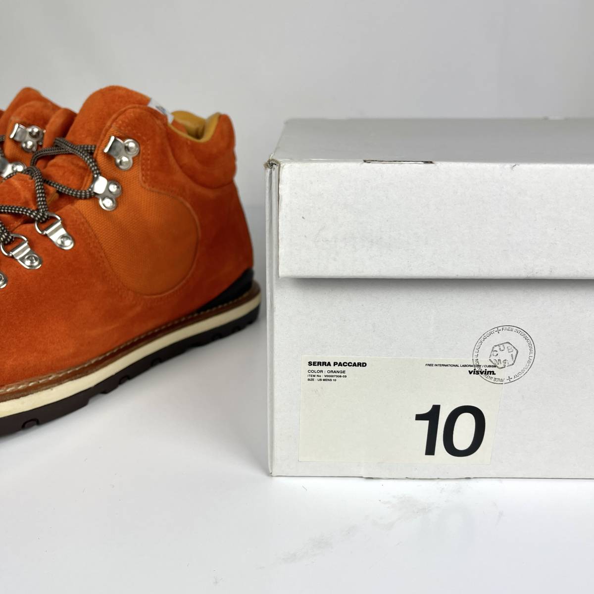 【30％OFF】VISVIM(ビズビム) SERRA PACCARD (V00007308-03) (orange)_画像9