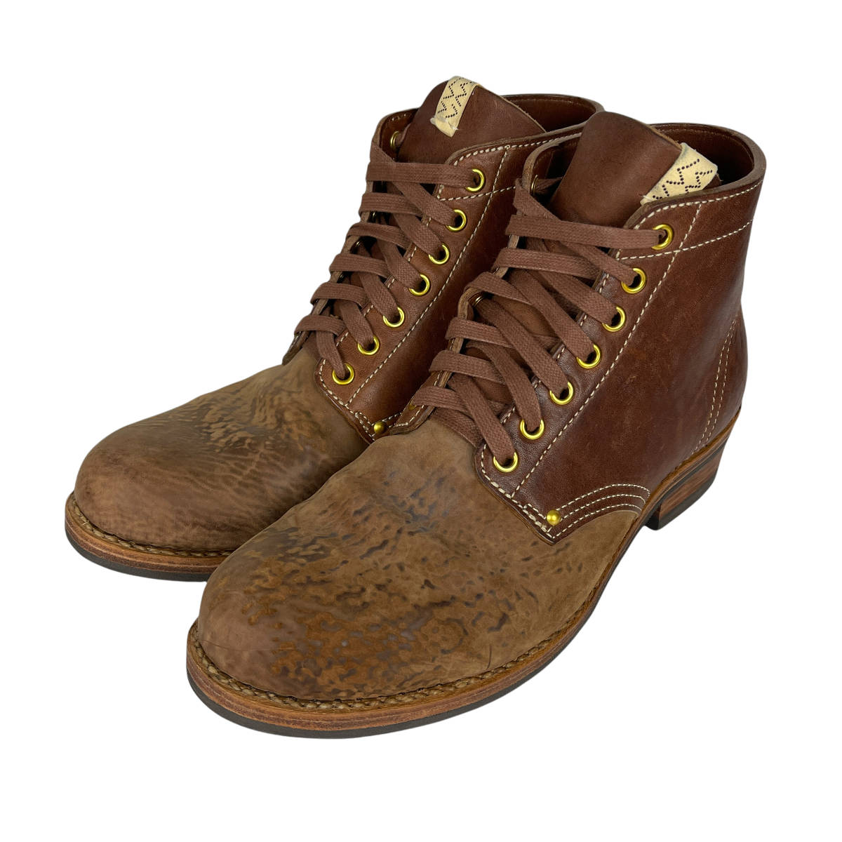 VISVIM(ビズビム) BRIGADIER BOOTS MID-FOLK *F.I.L. EXCLUSIVE (0119102002007) (brown)