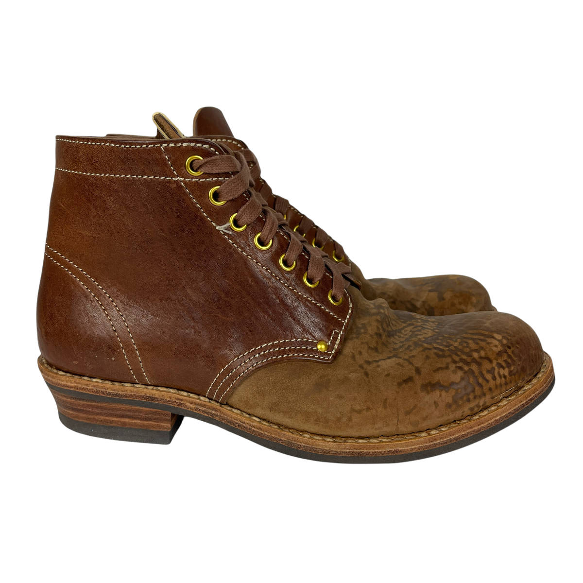 VISVIM(ビズビム) BRIGADIER BOOTS MID-FOLK *F.I.L. EXCLUSIVE (0119102002007) (brown)