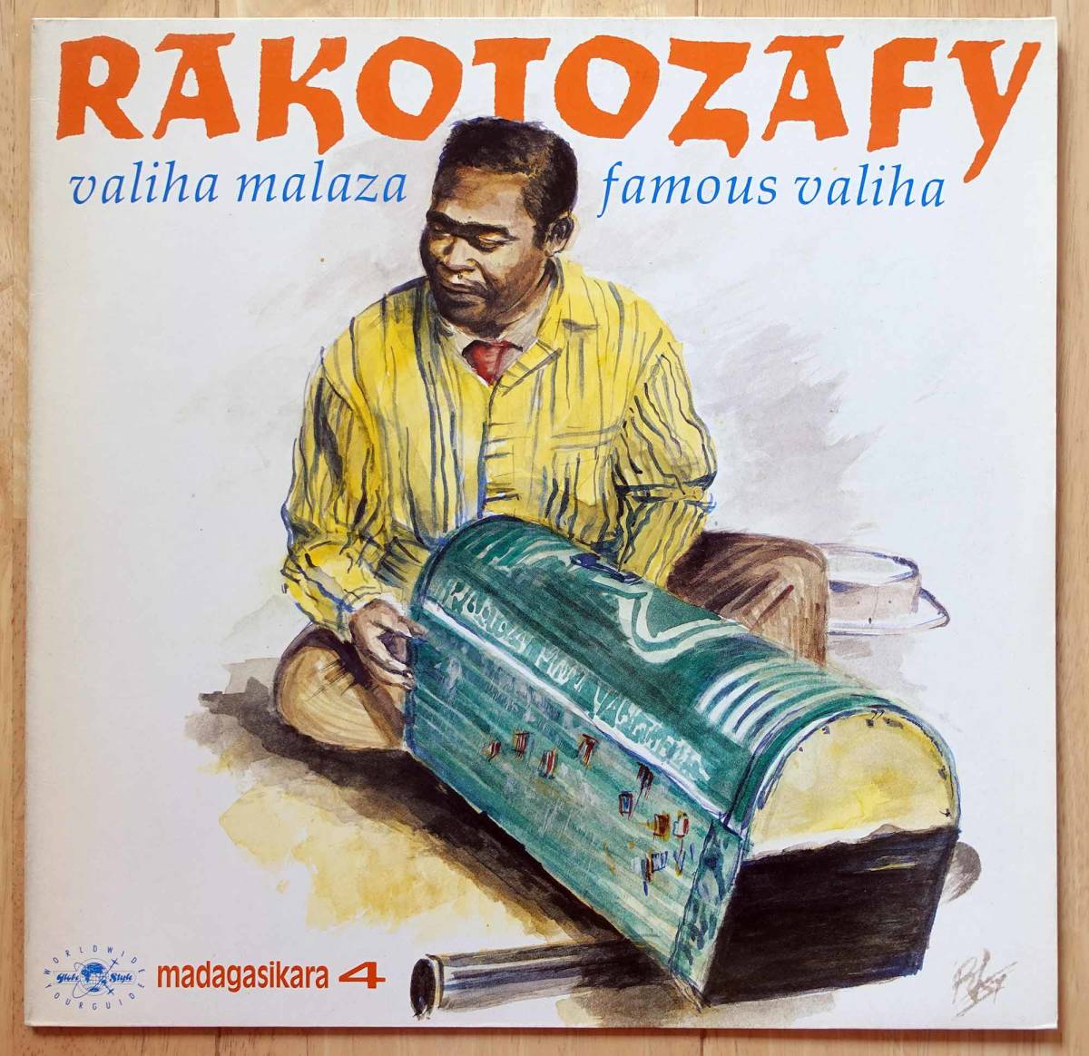 Rakotozafy アフリカ音楽 LP「Valiha Malaza」UK盤オリジナル ORBD 028 新品同様_画像1