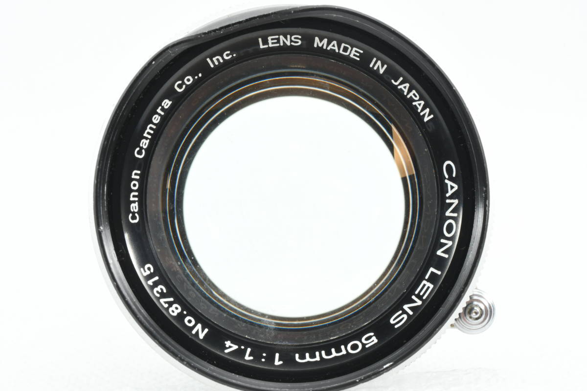 CANON LENS 50mm F/1.4 ライカ 【並品】 www.mindel.gob.sv
