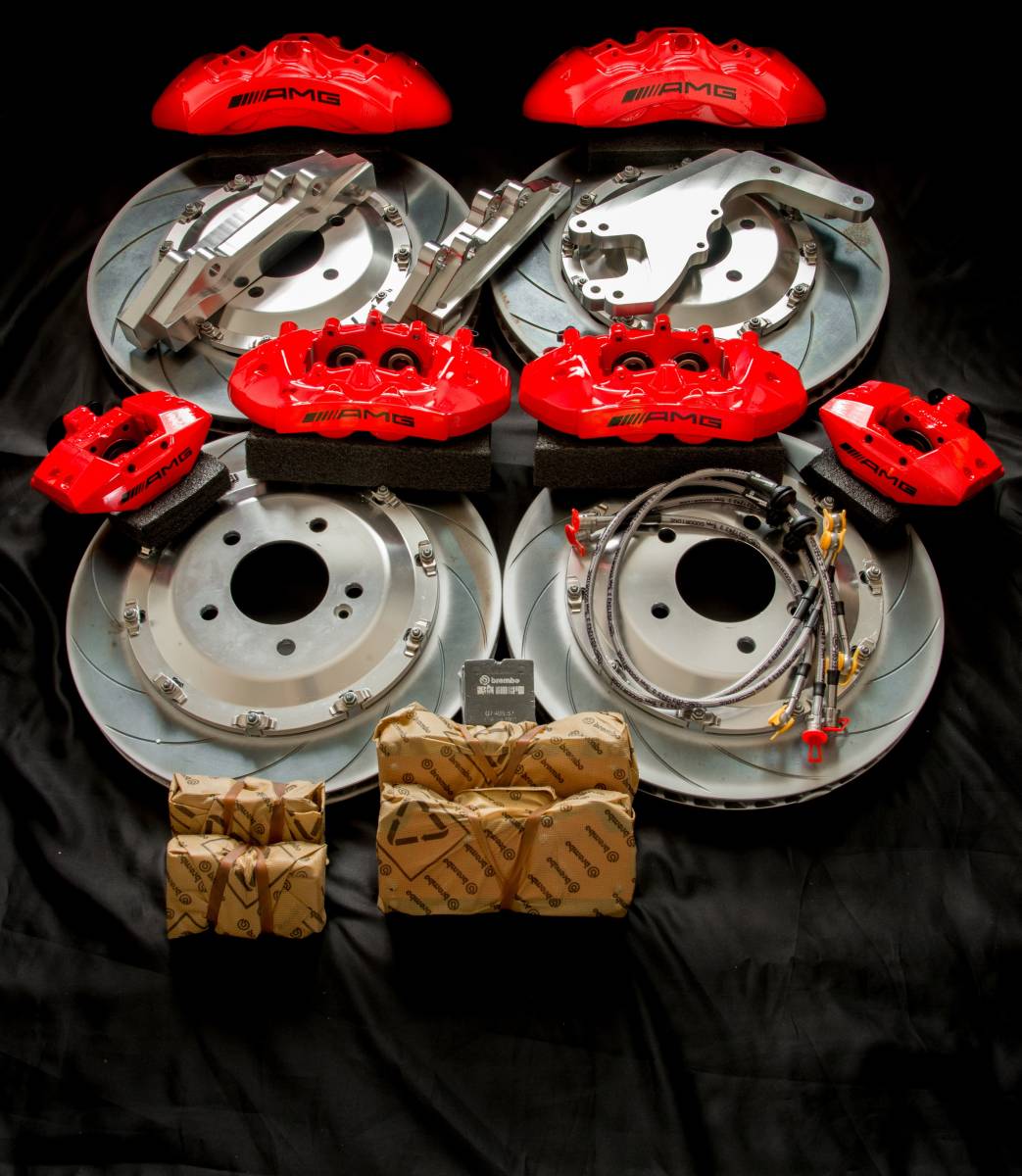 W222 S300h/400～S550/560 2013-2020 AMG純正Brembo calipar Brake System 410mm/380mm+EPB 20インチ～_画像1