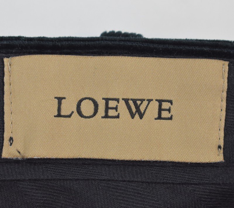 LOEWE/ Loewe вельвет брюки размер :40 цвет : темный темно-синий 
