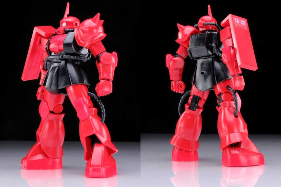交換無料! G0101完成品 1/144 HGUC シャア専用 ザク ユニクロ Ver HG 完成品