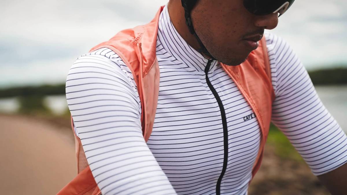 新品 CAFE DU CYCLISTE FRANCINE Summer Jersey Mサイズ ホワイト