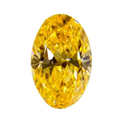 超歓迎 INTENSE FANCY YELLOW OV/RT1374/GIA 0.40ct ORANGE