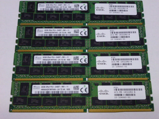 メモリ サーバーパソコン用1.20V SK hynix PC4-19200T(DDR4-2400T) ECC