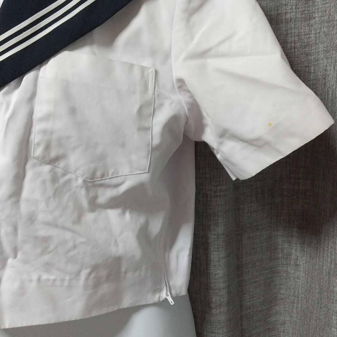 名古屋襟 半袖セーラー服 替え襟(取り外し可) 160A 12号 名古屋襟 半袖セーラー服 替え襟(取り外し可) 160A 12号