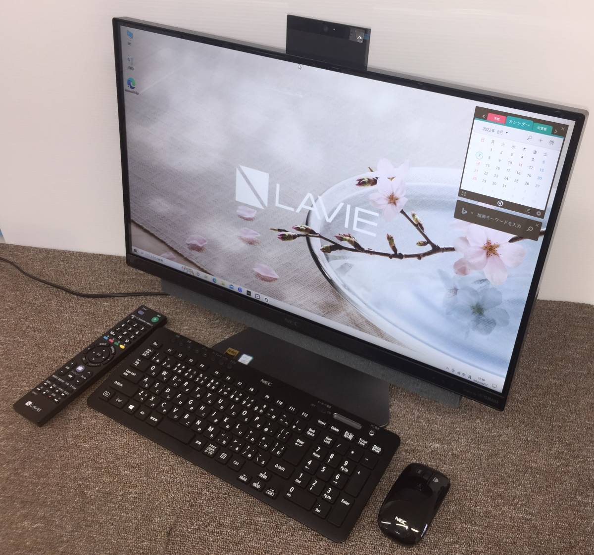 NEC LAVIE Desk All-in-one PC-DA770KAB/HDD 3TB/Core i7-8550U/メモリ  16GB/Blu-ray/TVチューナー付き/Office2016