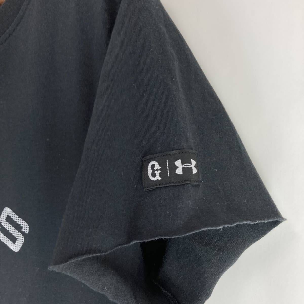 UNDER ARMOUR アンダーアーマー 吸水速乾 レディース 半袖 Tシャツ カットソー トップス ブラック 黒色 M相当 スポーツ トレーニング