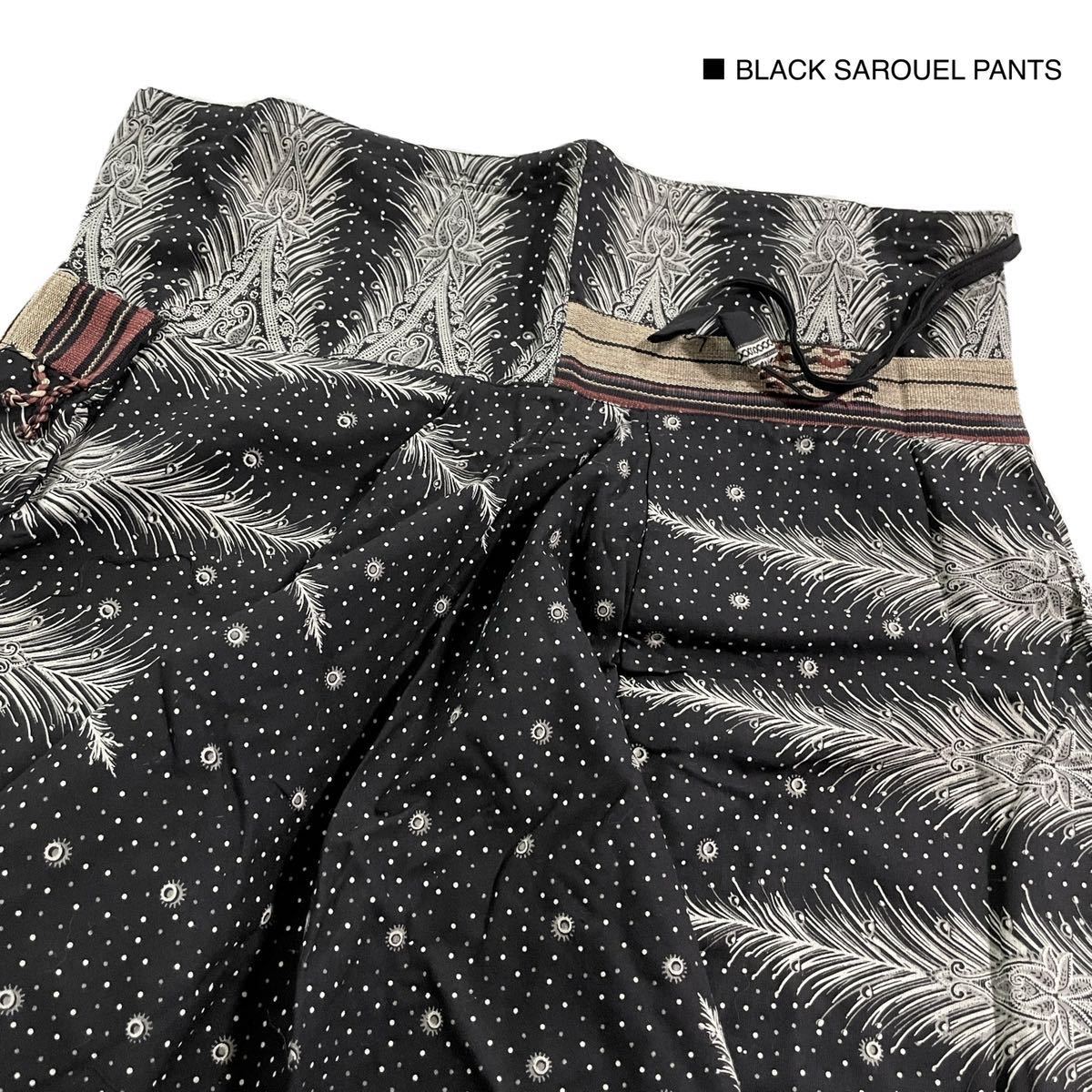  новый товар не использовался Asian hakama брюки шаровары гаучо брюки широкий брюки шорты шорты режим свободный размер 