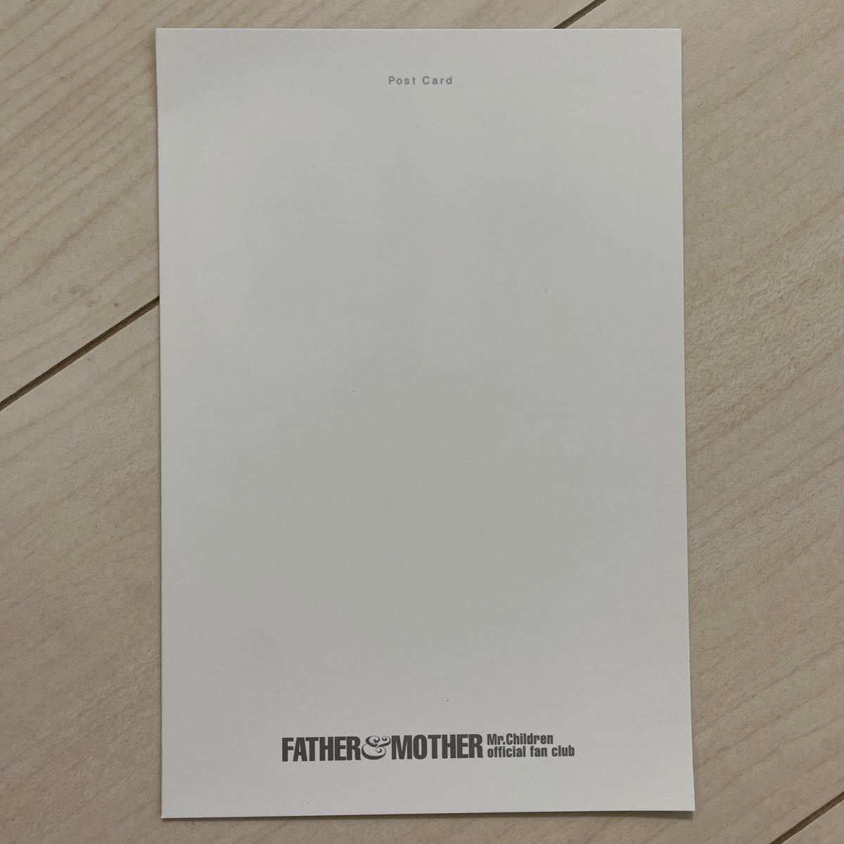 Mr Children ミスチル ファンクラブ 10年継続 記念品 ポスト Mr Children ミスチル ファンクラブ 10年継続 記念品 ポスト