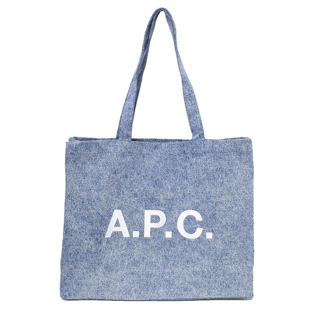 アーペーセー A.P.C. トートバッグ M61443-COEJD-IAL メンズ レディース デニム ブルー_画像1