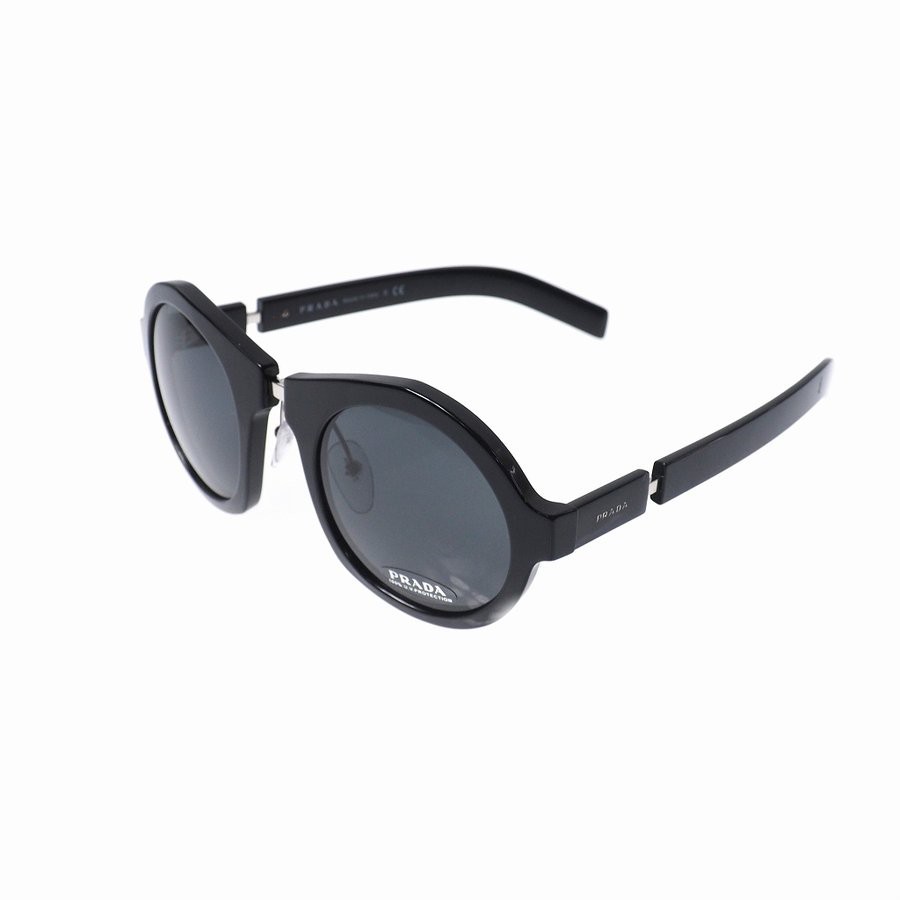【中古】プラダ PRADA モード サングラス 眼鏡 アイウェア ブラック 黒