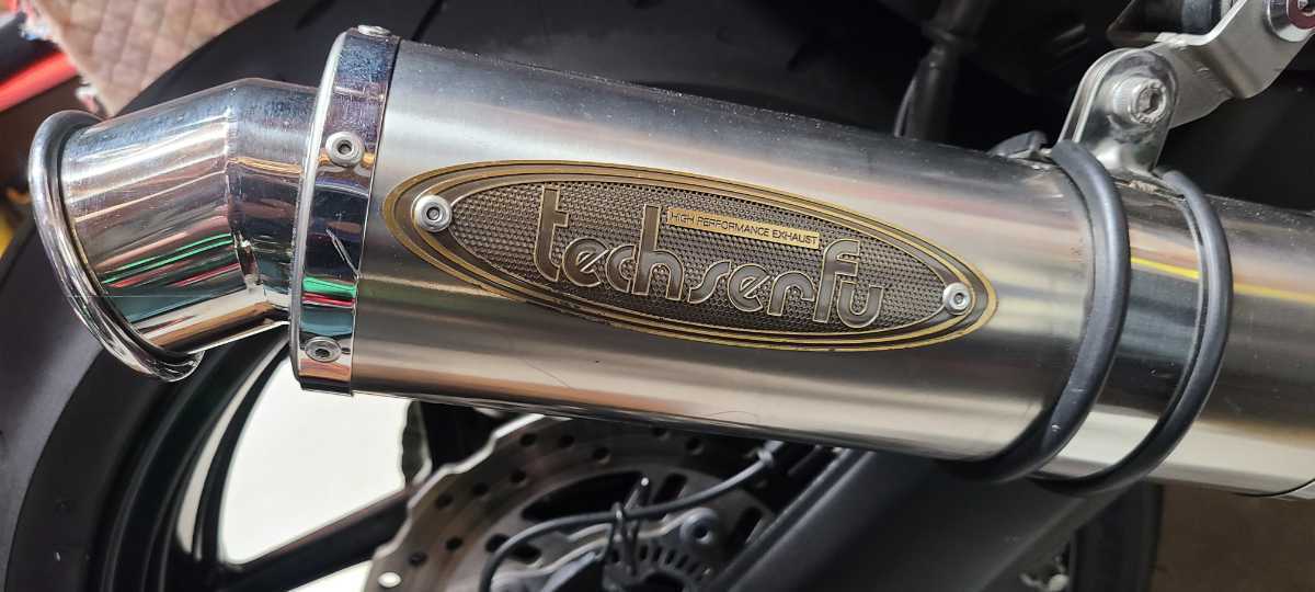 カワサキ Ninja1000 テックサーフ techerfu右側出しマフラー(左側
