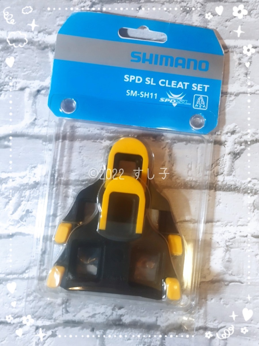 シマノ模造品対策正規品SPD-SLクリート　SM-SH11イエロー(6度)