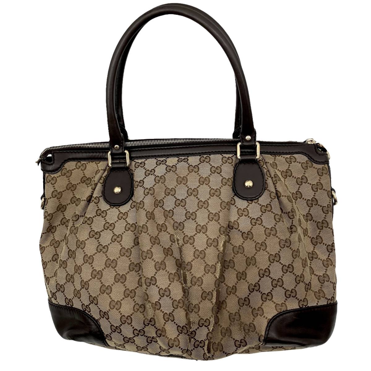 GUCCI グッチ GGキャンバス 2WAY トート バッグ 285730 キャンバス